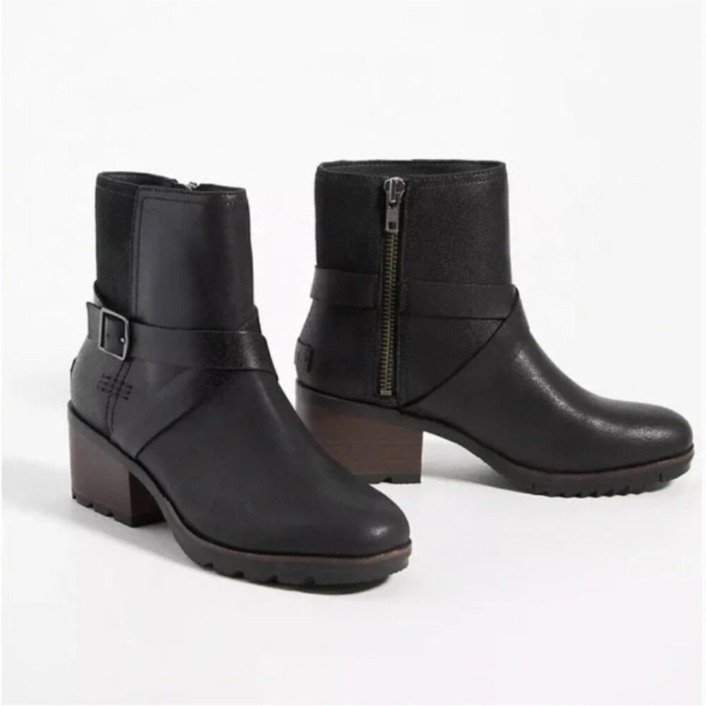 Sorel Cate Buckle, Black, Size 9